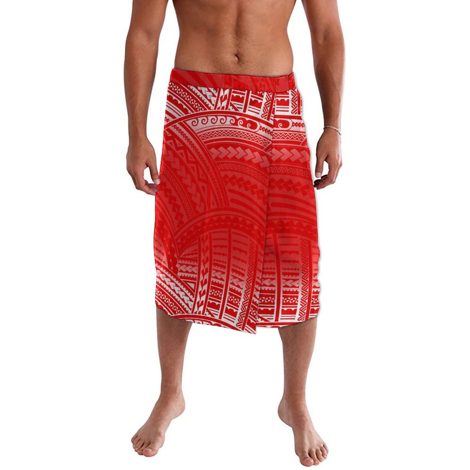 Sarong Men Wrap - فستان ملفوف للجزيرة الاستوائية للرجال ،