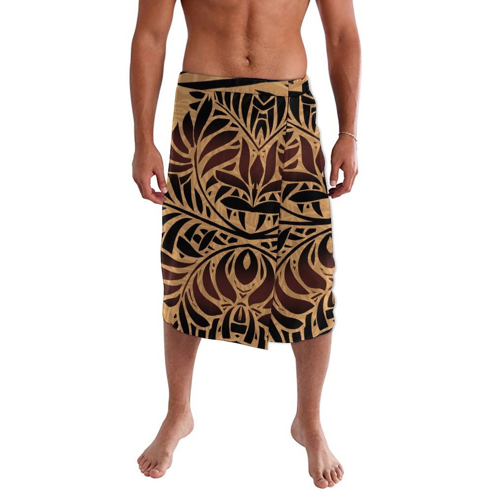 Sarong Men Wrap - فستان رجالي من هاواي للشاطئ ،