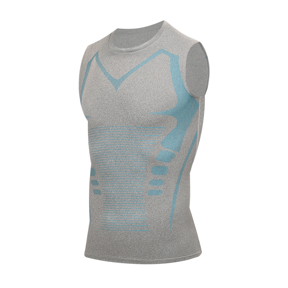 Tank Top Muscle - قميص رياضي ضاغط بدون أكمام للرجال،