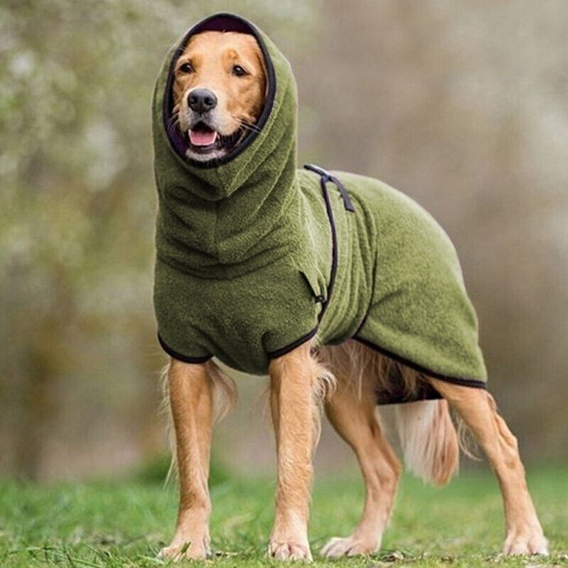 Beach Towel Large - ملابس للحيوانات الأليفة، روب استحمام للكلاب