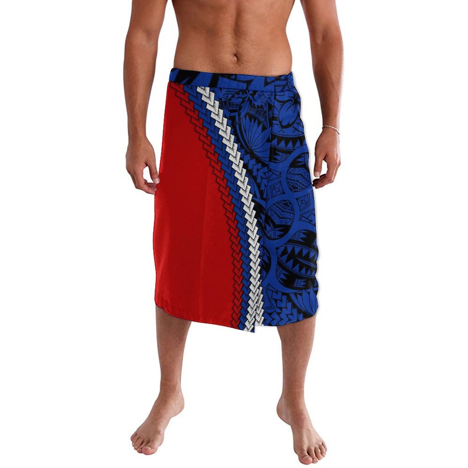 Sarong Men Wrap - فستان رجالي ملفوف للشاطئ من هاواي