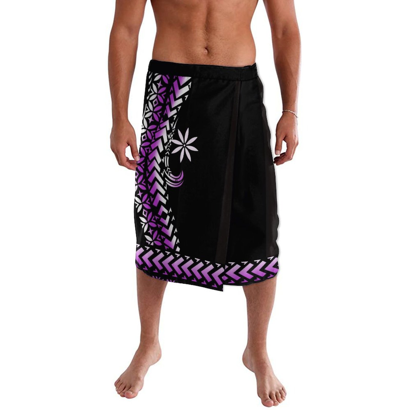 مئزر رجالي غير رسمي مطبوع بتصم - مراجعة Sarong Men Wrap وسعره