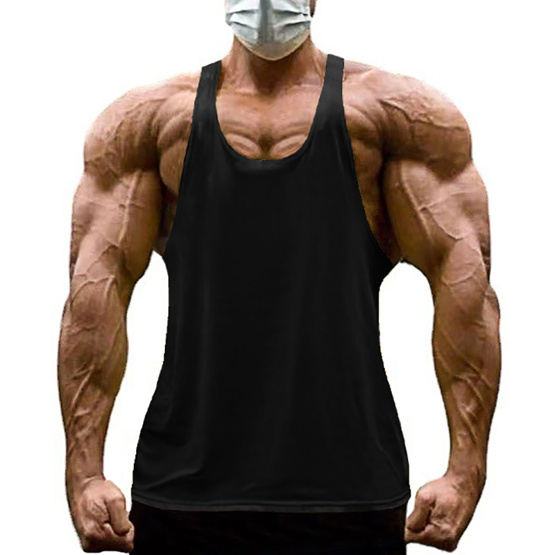 قمصان رجالية صيفية قطنية سادة  - مراجعة Tank Top Muscle وسعره