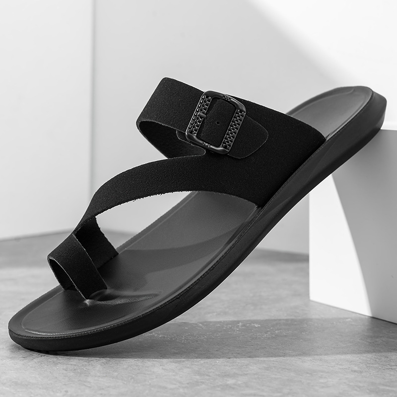 شباشب جلدية يدوية الصنع جديدة  - مراجعة Flip Flop Leather Men وسعره