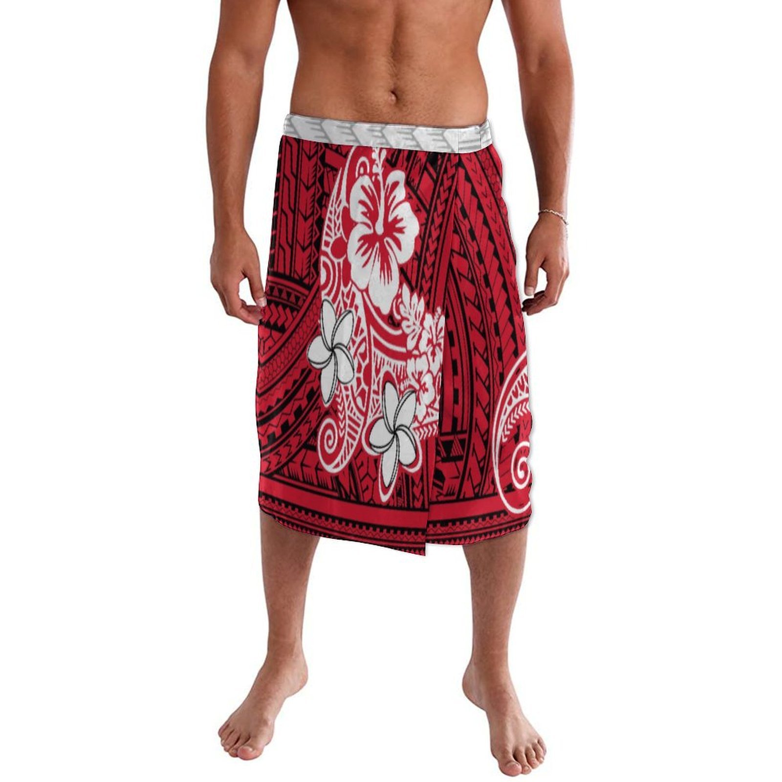فستان رجالي بولينيزي مخصص بقطع - مراجعة Sarong Men Wrap وسعره