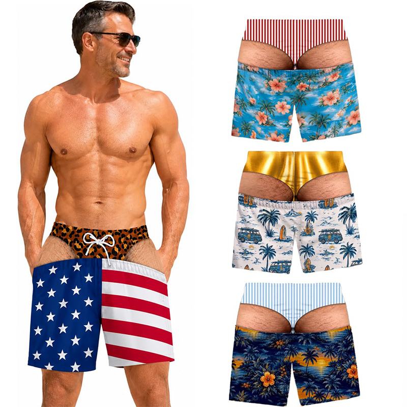 شورتات سباحة رجالية مبتكرة بطب - مراجعة Swim Trunk Quick Dry وسعره
