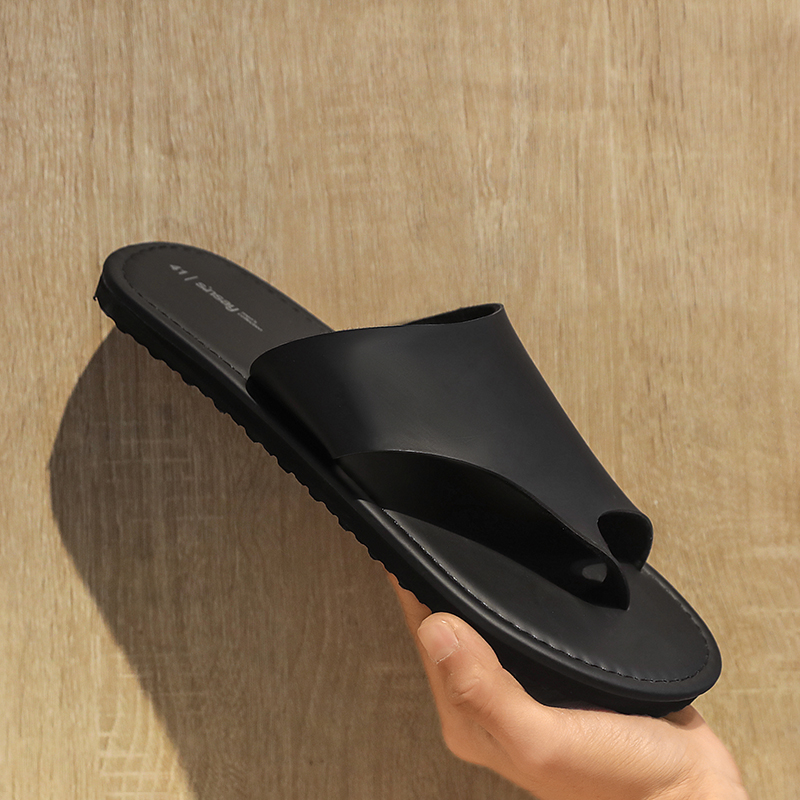 شباشب رجالية عالية الجودة، صنا - مراجعة Flip Flop Leather Men وسعره