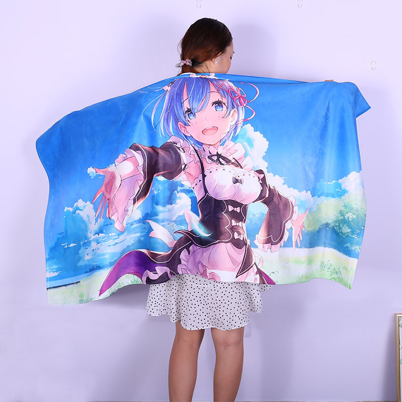 منشفة بتصميم أنيمي ريم للأطفال - مراجعة Beach Towel Large وسعره