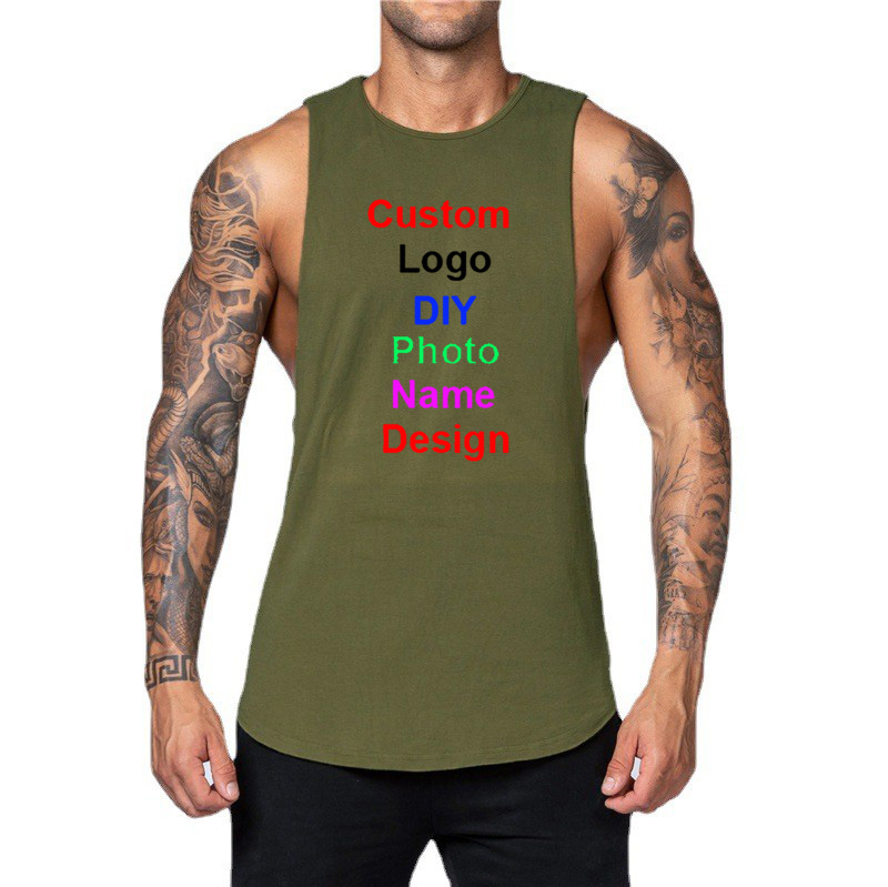 الرجال مخصص شعار العلامة التجا - مراجعة Tank Top Muscle وسعره