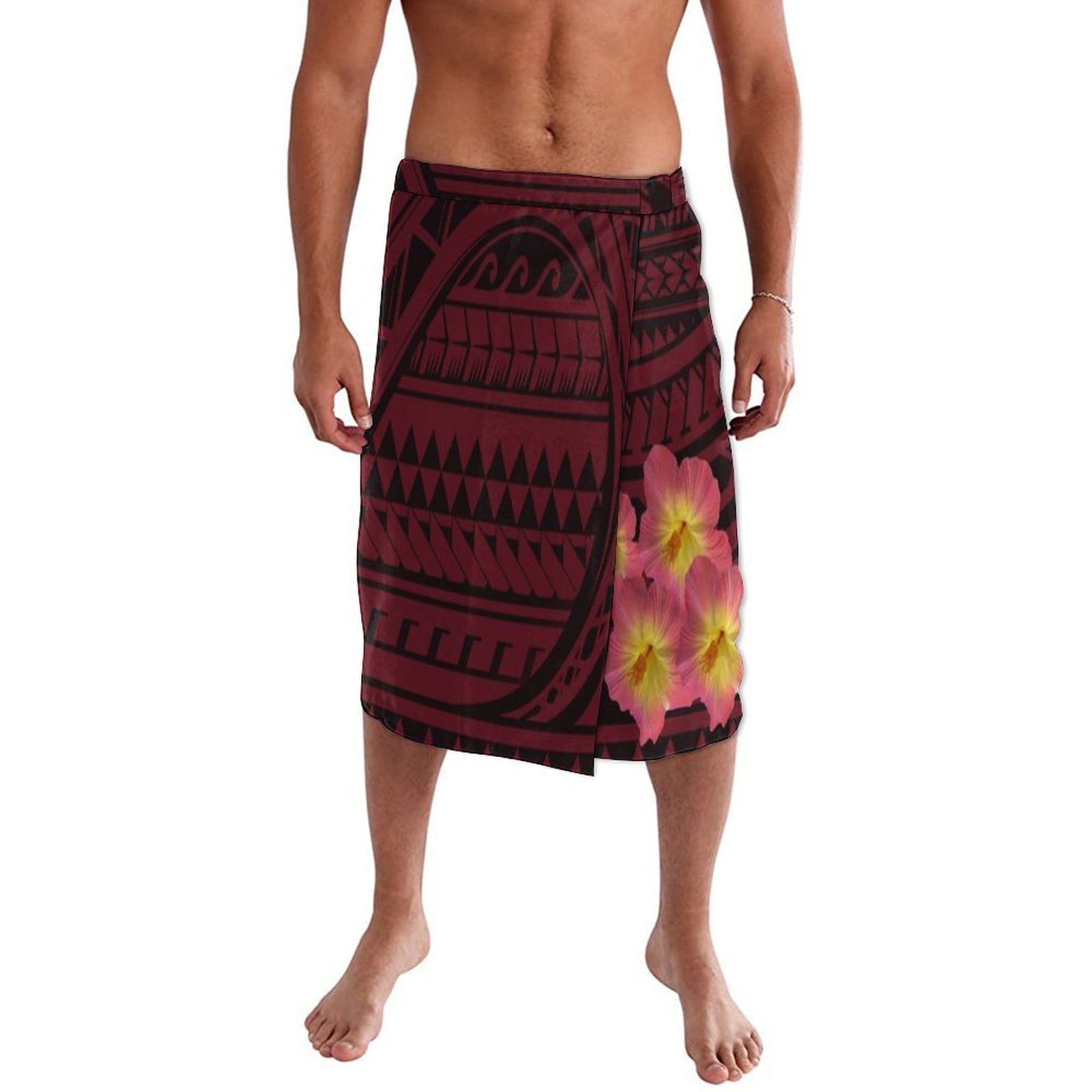 فستان شاطئ بولينيزي ساموا فيجي - مراجعة Sarong Men Wrap وسعره