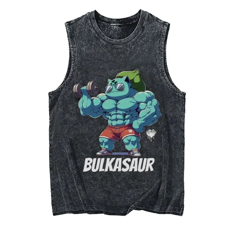 تي شيرت بدون أكمام بوكيمون بيك - مراجعة Tank Top Muscle وسعره