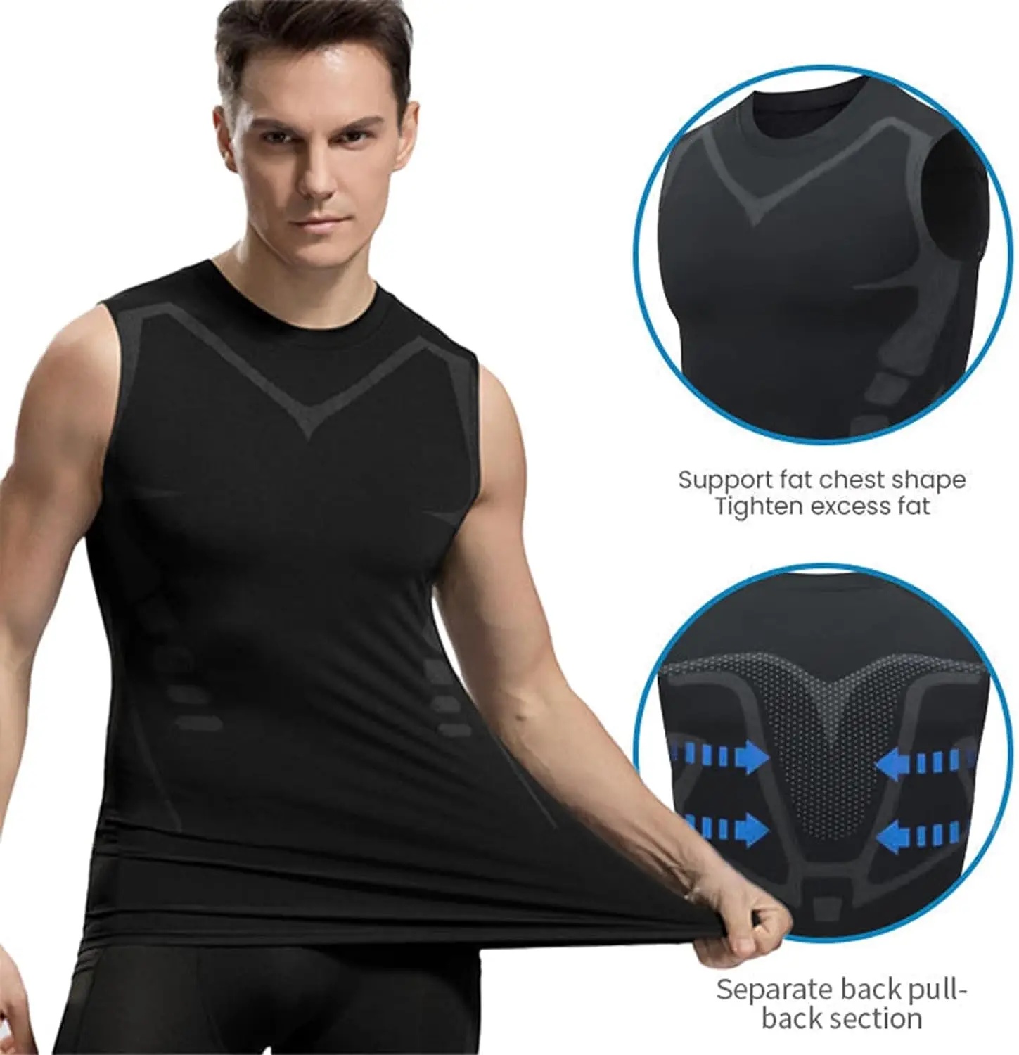 قميص رياضي ضاغط بدون أكمام للر - مراجعة Tank Top Muscle وسعره