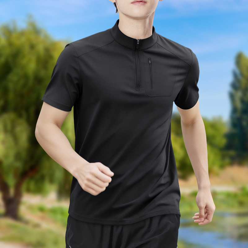 تي شيرت رجالي نصف سحاب عالي ال - مراجعة Shirt Camp Collar وسعره