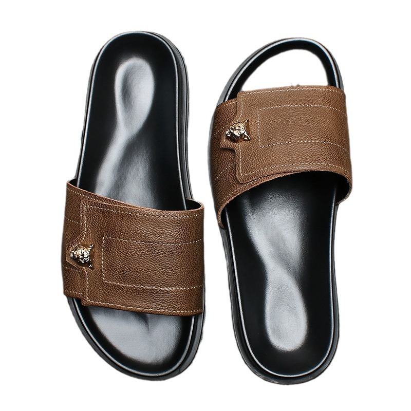 2025 جديد شبشب جلد طبيعي المعا - مراجعة Flip Flop Leather Men وسعره